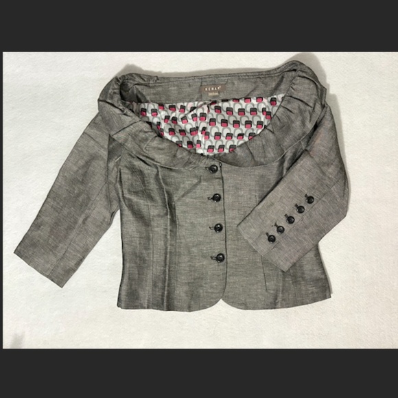 Kenar blazer wide leg pants + 2 tank tops set size 8 - Picture 2 of 8